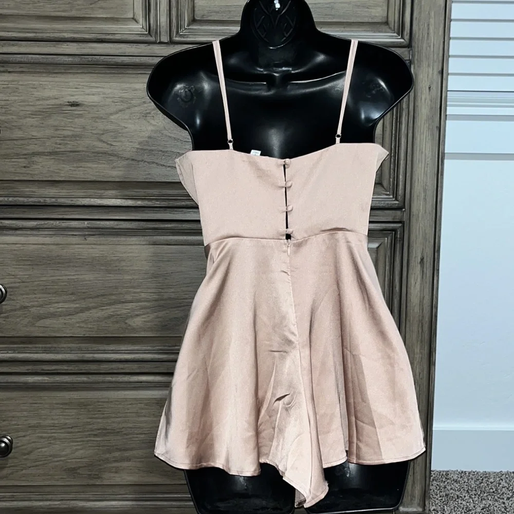 Silk Romper Slip